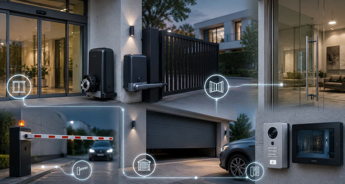 Home Automation Solutions in UAE - Sliding Doors, Gates, Garage Doors